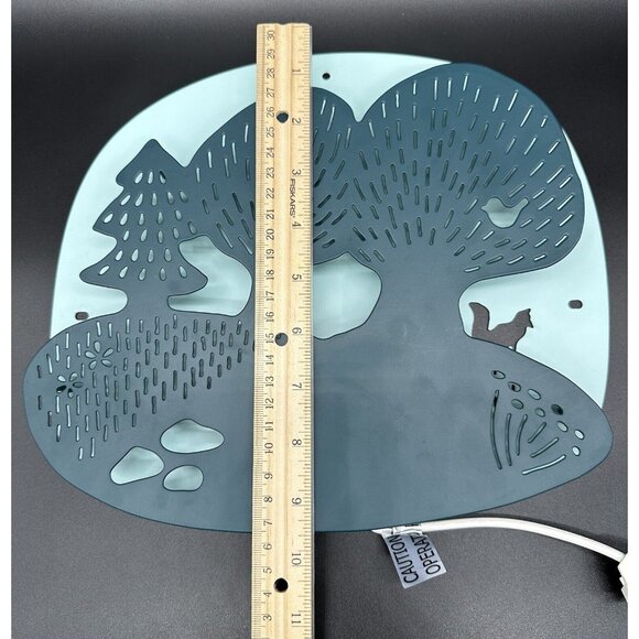 Fox Lamp IKEA DUGGREGN LED Children Nursery Wall Mount Forest Woodland Turquoise - Picture 11 of 11